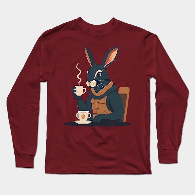 Combat rabbit Long Sleeve T-Shirt by Virshan